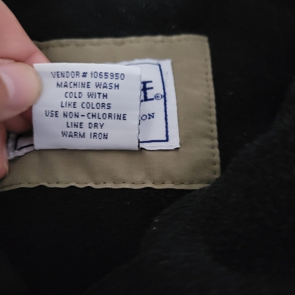 Cherokee Mens Khaki Worker Farmcore Chore Fleece Lined Rustic Bomber Jacket - Picture 7 of 11